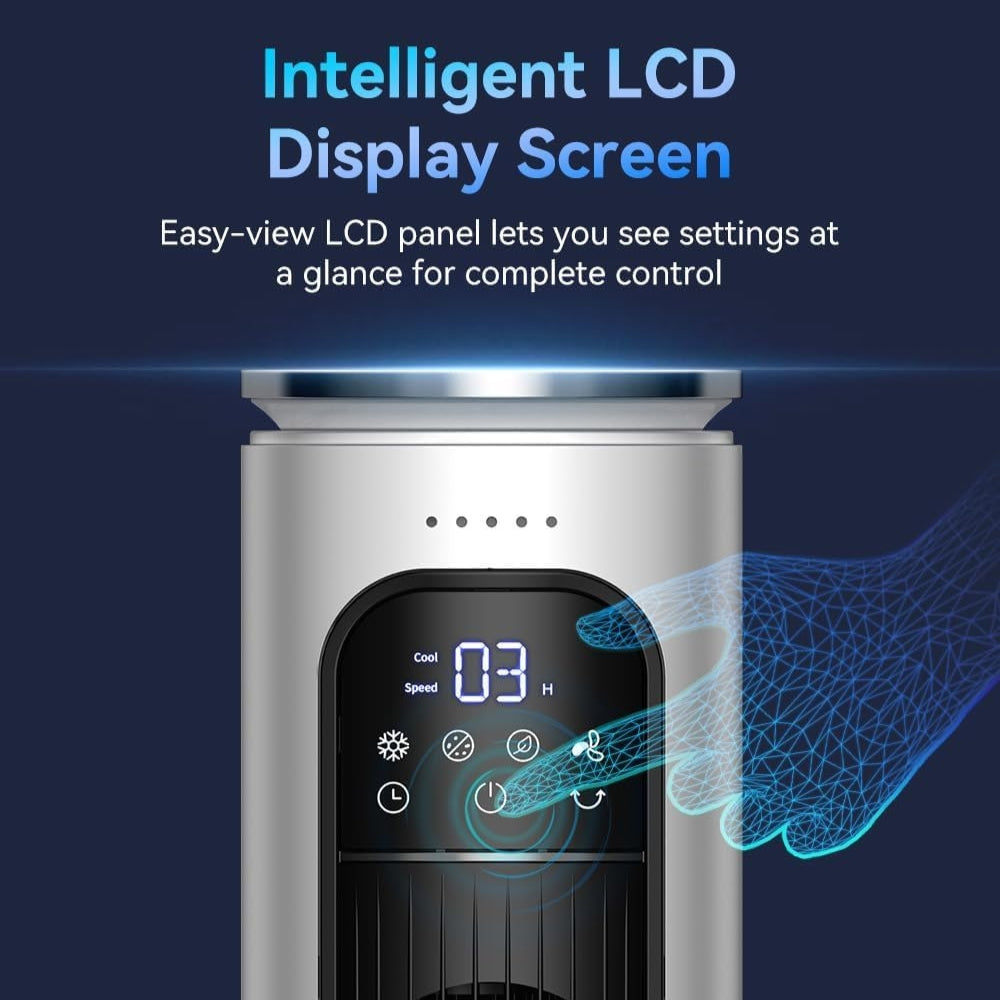 37 INCH Evaporative Air Cooler w/LED Display