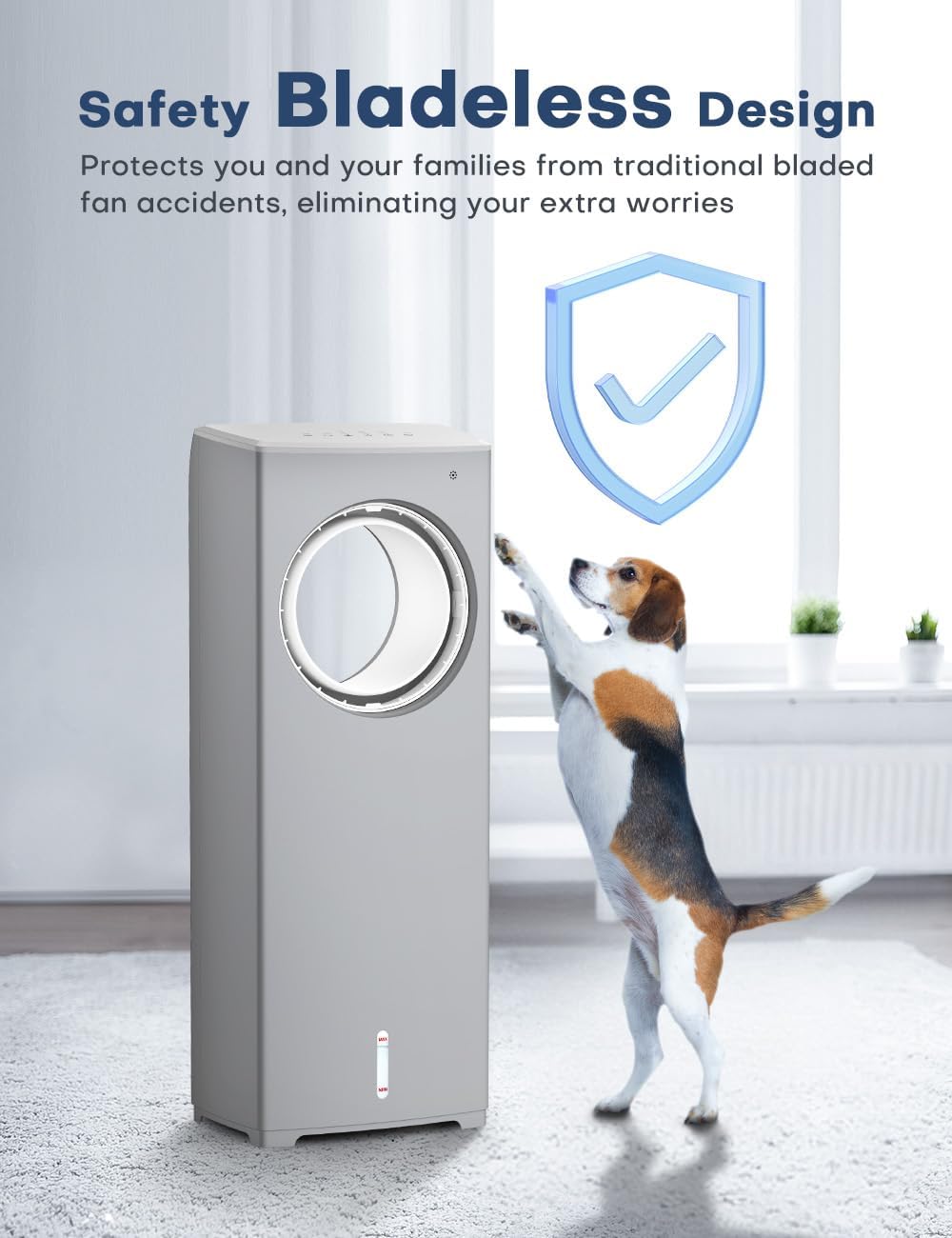 200Y 1.210.003.011 Evaporative Air Cooler, White/Gray