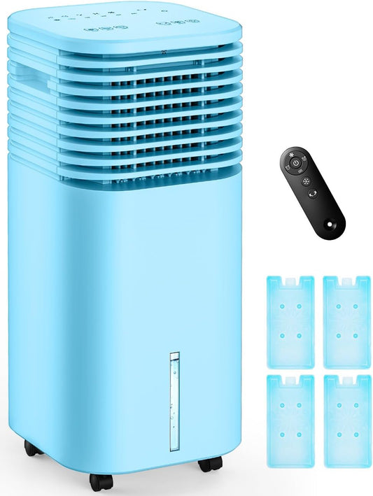 CENSTECH Portable Air Conditioners, Evaporative Air Cooler w/4 Modes & 3 Speeds